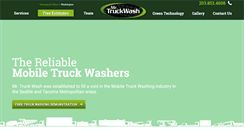 Desktop Screenshot of mrtruckwashing.com